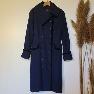 BEN Sherman dark blue trenchcoat. Size M